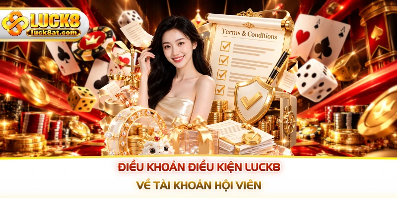 Điều khoản điều kiện LUCK8 về tài khoản hội viên